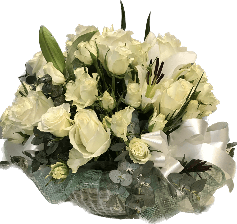 Florist Choice Funeral Basket $120
