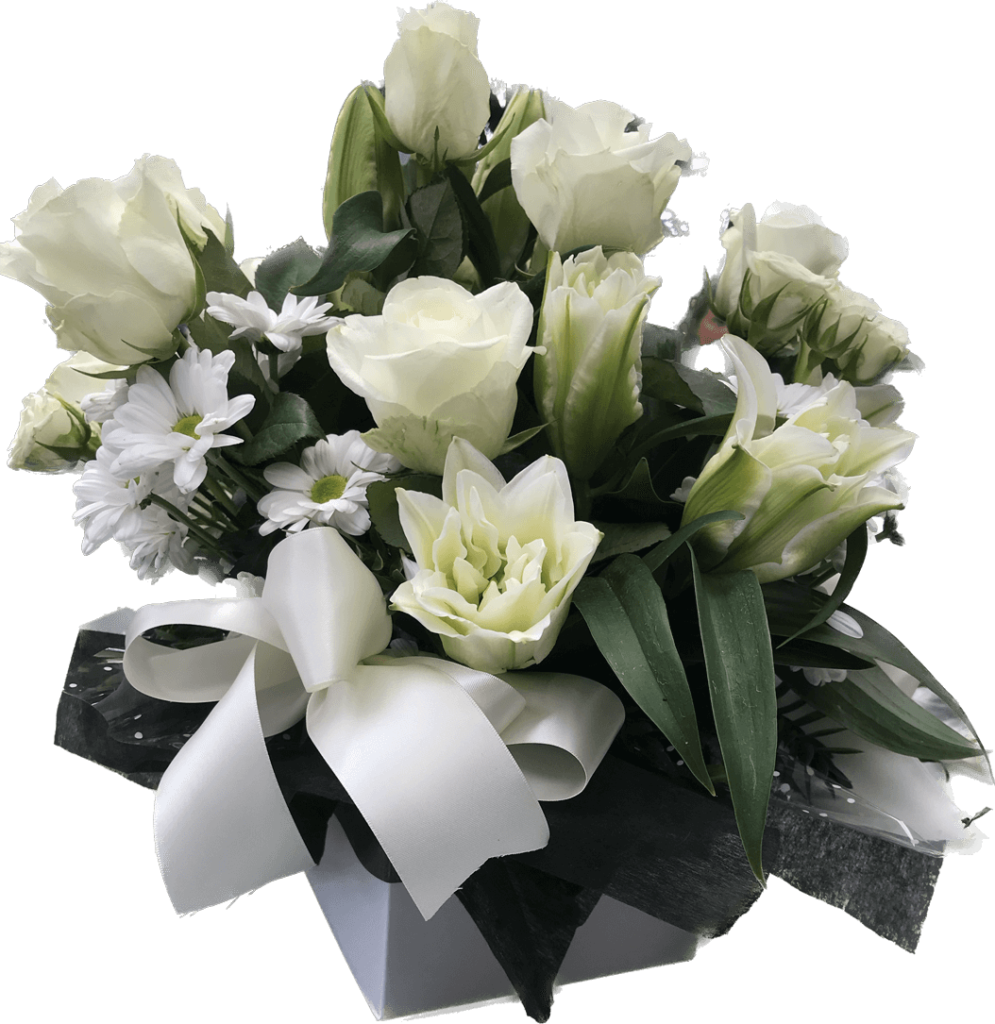 Florist Choice White Box $60 to $100